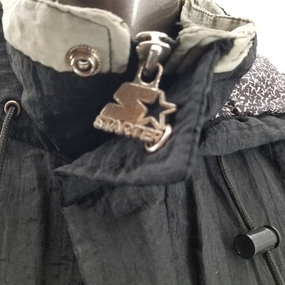 VINTAGE STARTER CHICAGO WHITE SOX PULLOVER  JACKET WITH HOOD SIZE L - Picture 8 of 10